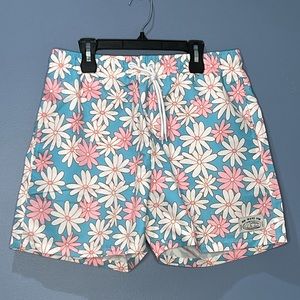 SHEIN Blue/Pink Floral Bathing Suit